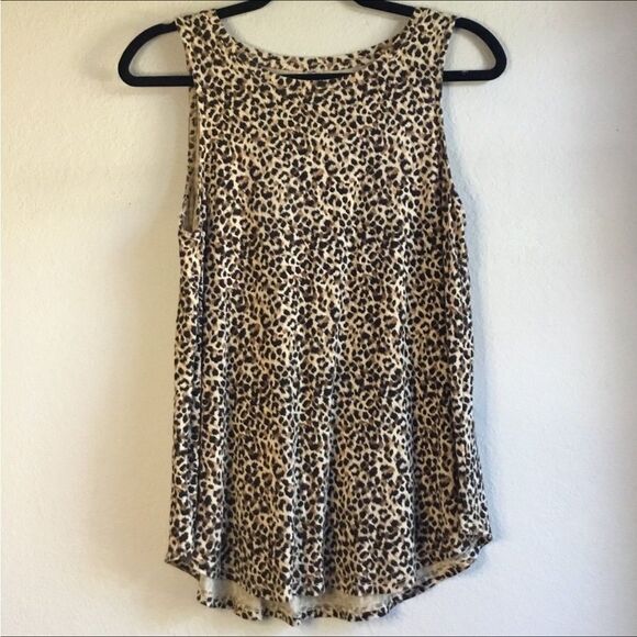 Animal print soft tank top classic core leopard print corpcore summer datenight - Picture 1 of 2